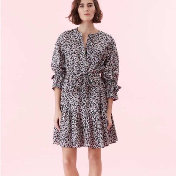 Rebecca Taylor Dresses & Skirts - NWOT La Vie Rebecca Taylor Fabrice Fleur Dress in Black Combo MSRP$295